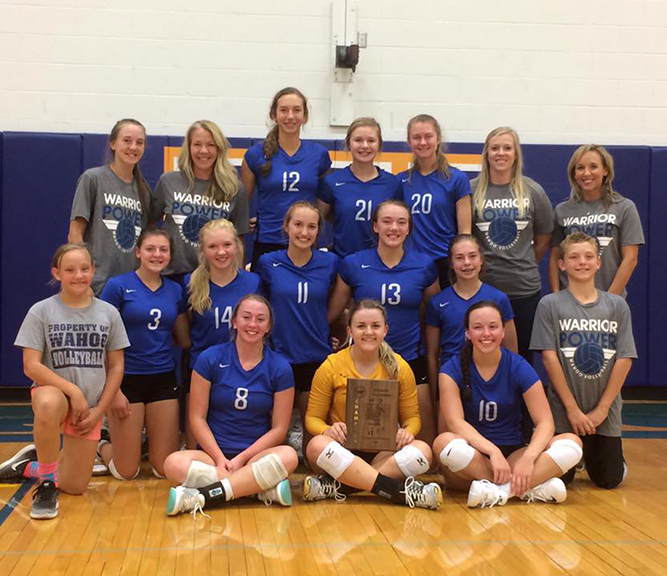 Wahoo Public Schools WARRIOR VOLLEYBALL 2017 CLASS C1 STATE CHAMPIONS!